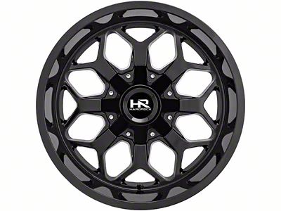 Hardrock Offroad Indestructible Gloss Black 6-Lug Wheel; 20x12; -51mm Offset (15-20 F-150)