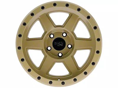 Dirty Life Compound Desert Sand 6-Lug Wheel; 17x9; -12mm Offset (04-08 F-150)