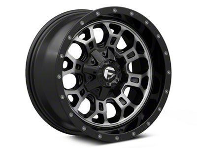 Fuel Wheels Crush Gloss Machined Double Dark Tint 6-Lug Wheel; 18x9; 1mm Offset (21-24 F-150)