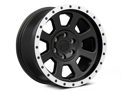 Rovos Wheels Kalahari Matte Black with Machined Lip 6-Lug Wheel; 18x9; 0mm Offset (21-24 F-150)