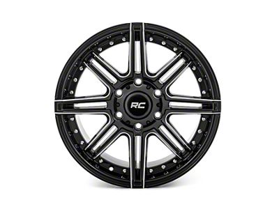 Rough Country 88 Series Gloss Black Milled 6-Lug Wheel; 17x9; -12mm Offset (09-14 F-150)