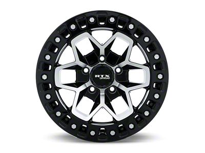 RTX Offroad Wheels Zion Gloss Black Machined 6-Lug Wheel; 18x9; 0mm Offset (04-08 F-150)