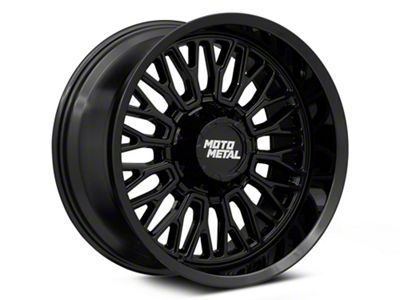 Moto Metal Stinger Gloss Black 6-Lug Wheel; 20x9; 18mm Offset (21-24 F-150)