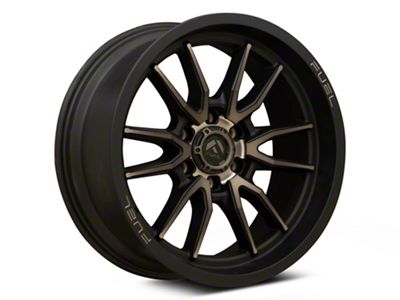 Fuel Wheels Clash Matte Black with Double Dark Tint 6-Lug Wheel; 18x9; -12mm Offset (21-24 F-150)