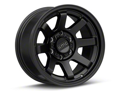 KMC Trail Satin Black 6-Lug Wheel; 17x8.5; 0mm Offset (09-14 F-150)