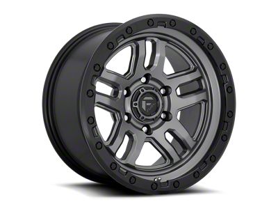 Fuel Wheels Ammo Matte Gunmetal with Black Lip 6-Lug Wheel; 20x9; 20mm Offset (99-06 Silverado 1500)