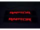 Illuminated Carbon Fiber Door Sills with Raptor Lettering (17-20 F-150 Raptor)