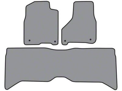 ACC Complete Cutpile Pattern Front and Rear Floor Mats (11-18 RAM 2500 Crew Cab)