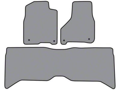 ACC Complete Cutpile Pattern Front and Rear Floor Mats (2010 RAM 3500 Crew Cab)