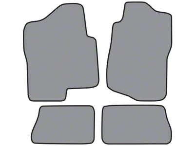 ACC Complete Cutpile Die Cut Front and Rear Floor Mats (07-14 Sierra 2500 HD Crew Cab)