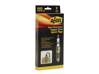 Accel HP Copper Spark Plugs (04-Early 08 5.4L, 6.8L F-250 Super Duty)