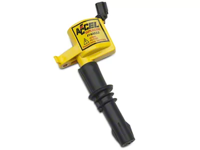 Accel SuperCoil Ignition Coils; Yellow; 8-Pack (05-Early 08 5.4L, 6.8L F-250 Super Duty)