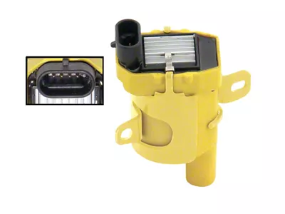 Accel SuperCoil Ignition Coil; Yellow (01-06 6.0L Sierra 2500 HD)