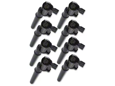 Accel SuperCoil Ignition Coils; Black; 8-Pack (01-06 6.0L Sierra 2500 HD)