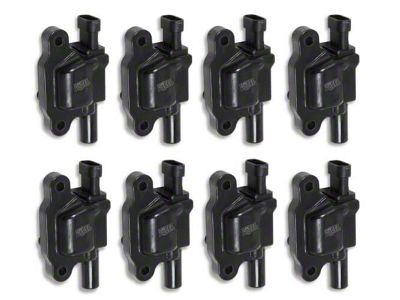 Accel SuperCoil Ignition Coils; Black; 8-Pack (07-13 Tahoe)