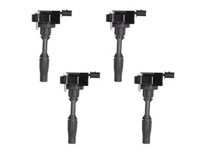 Ignition Coils; Black; Set of Four (15-18 2.5L Canyon)