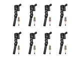 Ignition Coils; Black; Set of Eight (97-03 V8 F-150; 05-10 4.6L F-150)