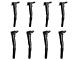 Ignition Coils; Black; Set of Eight (10-14 6.2L F-150)