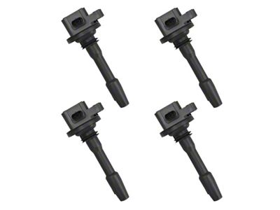 Ignition Coils; Black; Set of Four (18-21 3.3L F-150)