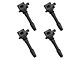 Ignition Coils; Black; Set of Four (18-21 3.3L F-150)