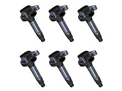 Ignition Coils; Black; Set of Six (11-17 3.5L V6, 3.7L F-150)