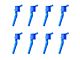 Ignition Coils; Blue; Set of Eight (97-03 V8 F-150; 05-10 4.6L F-150)