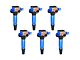 Ignition Coils; Blue; Set of Six (11-16 3.5L EcoBoost F-150)