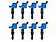 Ignition Coils; Partially Blue; Set of Eight (04-08 5.4L F-150)