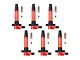 Ignition Coils; Red; Set of Six (11-17 3.5L V6, 3.7L F-150)