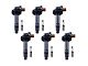 Ignition Coils with Spark Plugs; Silver (11-16 3.5L EcoBoost F-150)