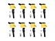 Ignition Coils; Yellow; Set of Eight (97-03 V8 F-150; 05-10 4.6L F-150)