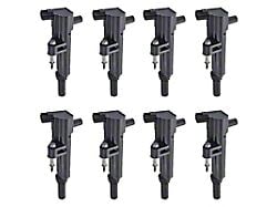 Ignition Coils; Black; Set of Eight (08-13 4.7L RAM 1500)