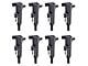 Ignition Coils; Black; Set of Eight (08-13 4.7L RAM 1500)