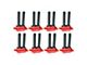 Ignition Coils; Red; Set of Eight (06-10 5.7L RAM 1500)