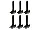 Ignition Coils; Black; Set of Six (13-18 3.6L RAM 1500)