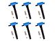 Ignition Coils with Spark Plugs; Blue (13-18 3.6L RAM 1500)