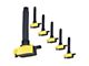 Ignition Coils; Yellow; Set of Six (13-18 3.6L RAM 1500)