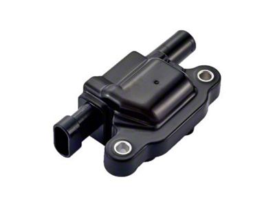 Ignition Coil; Black; Single (07-13 V8 Sierra 1500)