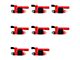Ignition Coils; Red; Set of Eight (07-13 V8 Sierra 1500)