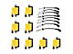 Ignition Coils with Spark Plug Wires; Yellow (99-06 4.8L Silverado 1500; 2006 5.3L Silverado 1500; 04-06 6.0L Silverado 1500)