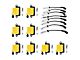 Ignition Coils with Spark Plugs and Wires; Yellow (99-06 4.8L, 5.3L Silverado 1500; 03-06 6.0L Silverado 1500)