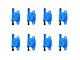 Ignition Coils; Blue; Set of Eight (07-16 6.0L Silverado 2500 HD)