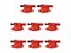 Ignition Coils; Red; Set of Eight (07-16 6.0L Silverado 2500 HD)