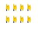 Ignition Coils; Yellow; Set of Eight (07-16 6.0L Silverado 3500 HD)