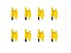 Ignition Coils; Yellow; Set of Eight (07-14 Yukon)