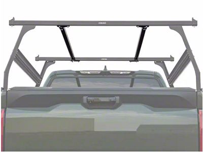 ADARAC ADAGRID Overland Bed Rack Accessory; Matte Black (15-22 Canyon w/ 6-Foot Long Box)