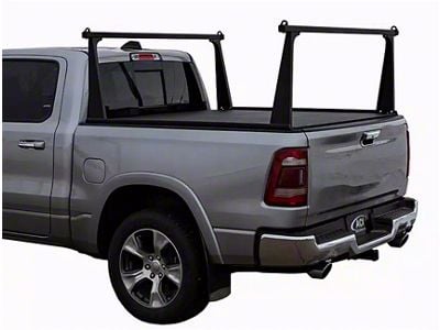 ADARAC Aluminum Series Bed Rack; Matte Black (17-24 F-250 Super Duty w/ 8-Foot Bed)