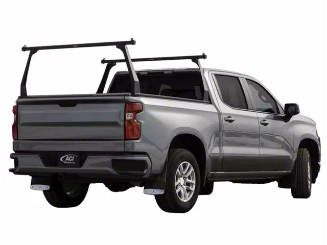 ADARAC Aluminum Series Bed Rack; Matte Black (03-24 RAM 2500 w/ 6.4-Foot Box & w/o RAM Box)