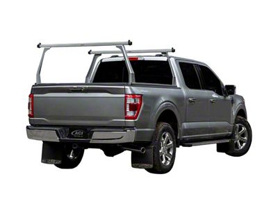 ADARAC Aluminum Series Bed Rack; Silver (20-24 Silverado 3500 HD SRW w/ 8-Foot Long Box)