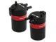 ADD W1 Baffled Oil Catch Can Kit V3.3; Red Ring (19-24 4.3L, 5.3L, 6.2L Sierra 1500)